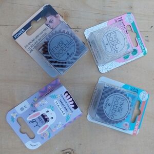 4 Pcs Invisibobble Hair Ties Ponytail Holder 16 Ties Total. #1